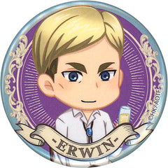 Attack on Titan Erwin Smith Can Badge Tree Village Pop-Up Shop & Collaboration Cafe Limited Buttons [USED]