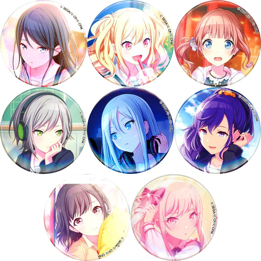 Set of 8 Project SEKAI Colorful Stage! feat. Hatsune Miku Character Button Collection Vol. 3 A [USED]