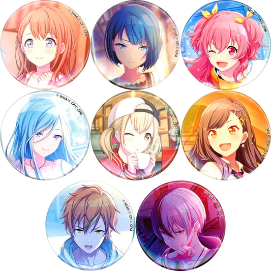 Set of 8 Project SEKAI Colorful Stage! feat. Hatsune Miku Character Button Collection Vol. 3 B [USED]