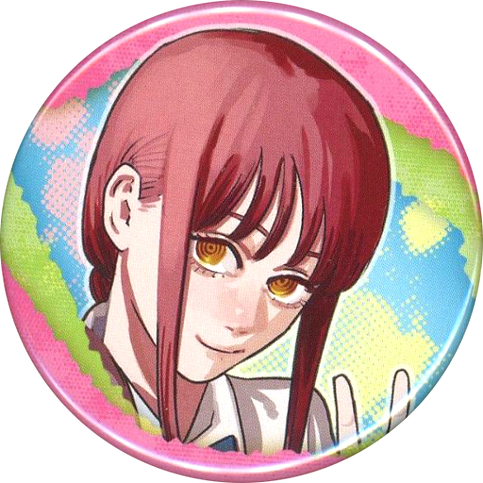 Makima Chainsaw Man Single Item 44mm Button Weekly Shonen Jump 2020 No.47 Applicant Service [USED]
