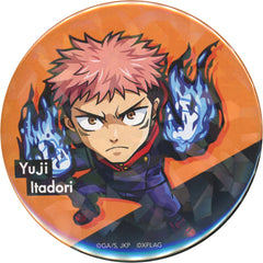 Jujutsu Kaisen X Monster Strike Yuji Itadori Hologram Can Badge Collection A Buttons [USED]