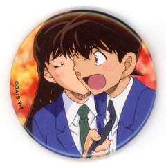 Detective Conan Shinichi Kudo Mori Ran Trading Can Badge G Detective Conan Plaza Limited Buttons [USED]