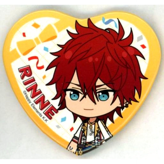 Rinne Amagi Ensemble Stars!! HAPPY NEW TERM!! Heart Badge Group B Marukaku Badge 2020 Ver. Purchase Bonus [USED]