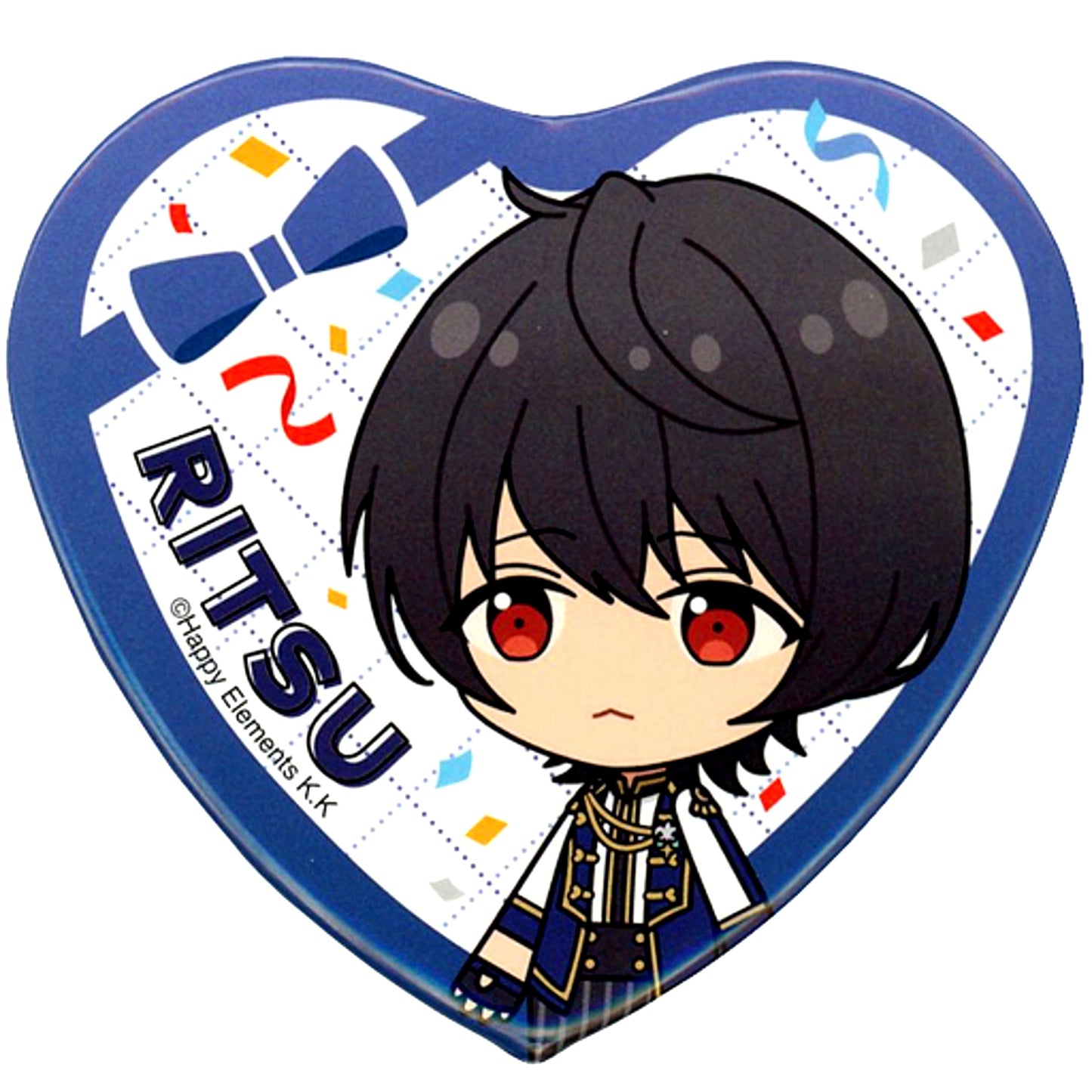 Ritsu Sakuma Ensemble Stars!! HAPPY NEW TERM!! Heart Badge Group B Marukaku Badge 2020 Ver. Purchase Bonus [USED]