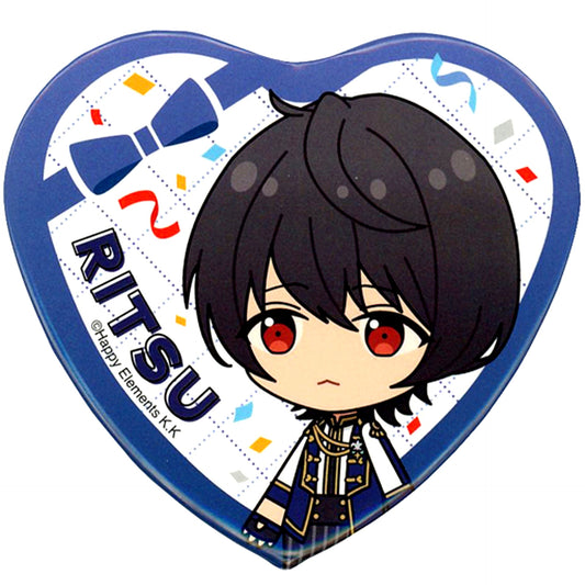 Ritsu Sakuma Ensemble Stars!! HAPPY NEW TERM!! Heart Badge Group B Marukaku Badge 2020 Ver. Purchase Bonus [USED]