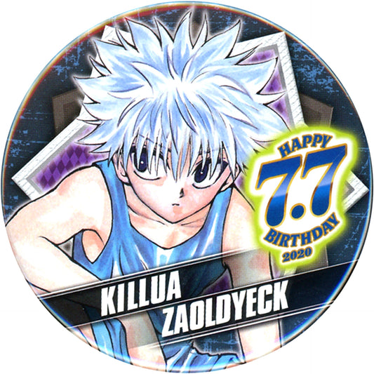Killua Zoldyck HUNTER x HUNTER Birthday Button [USED]