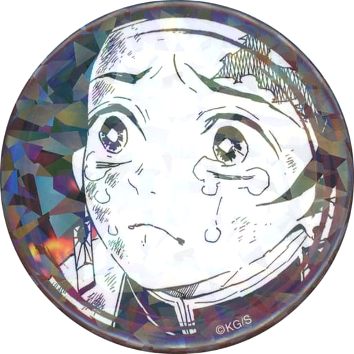 Demon Slayer: Kimetsu no Yaiba Tanjiro Kamado Tears Ver. All Star Can Badge Part 5 Jump Characters Store Limited Buttons [USED]
