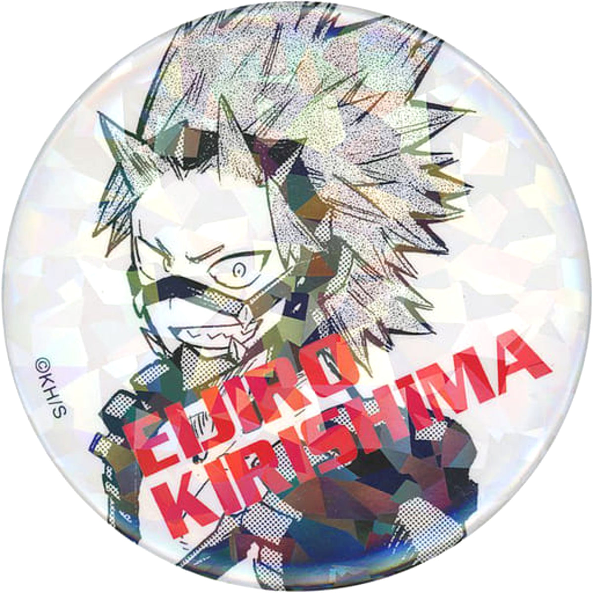 My Hero Academia Eijirou Kirishima All Star Can Badge Jump Characters Store Limited Buttons [USED]