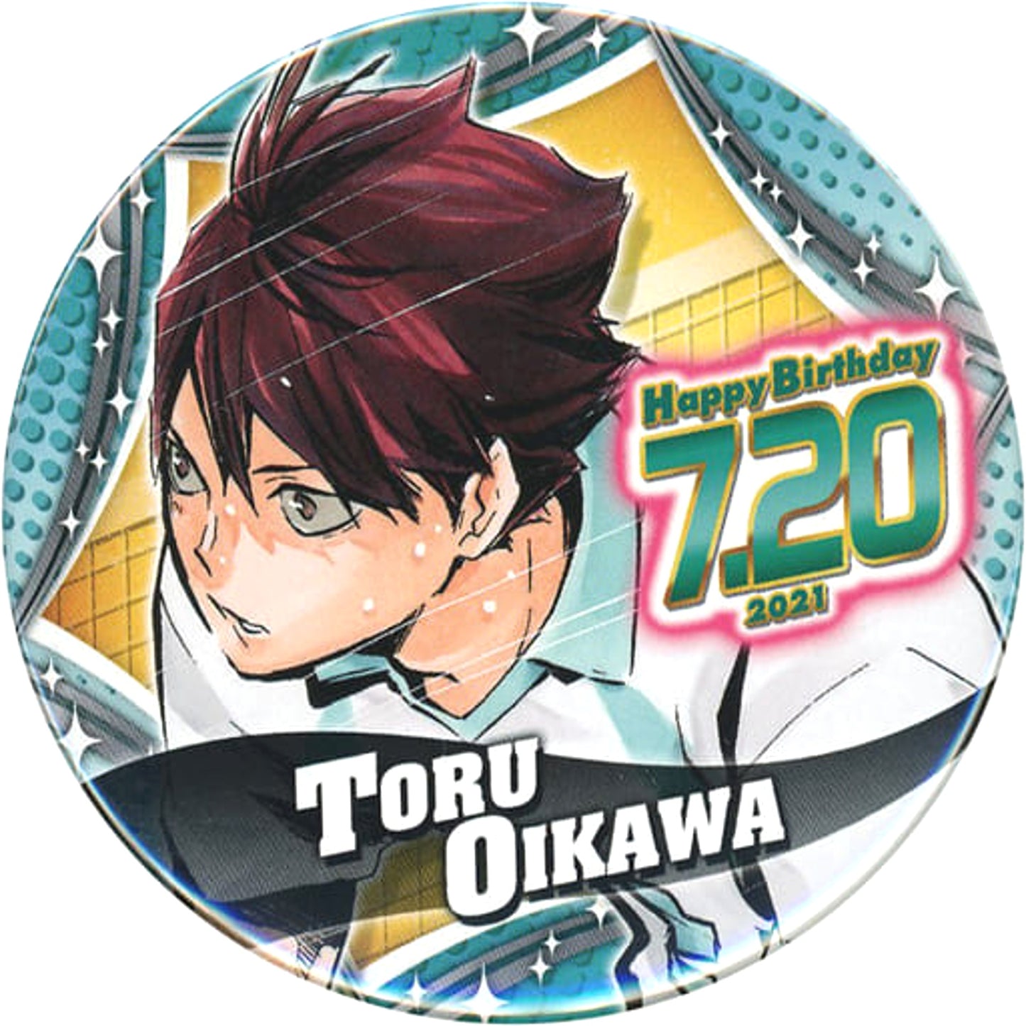 Toru Oikawa Haikyu!! Birthday Button 2021 [USED]