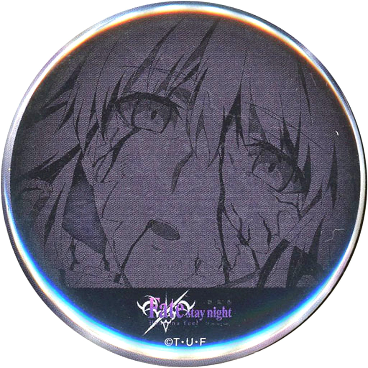 Saber Alter Fate/stay night Heaven's Feel III.spring song x ufotable DINING Blu-ray Disc Release Commemoration Collabo Dining Raffle Prize 57mm Button [USED]