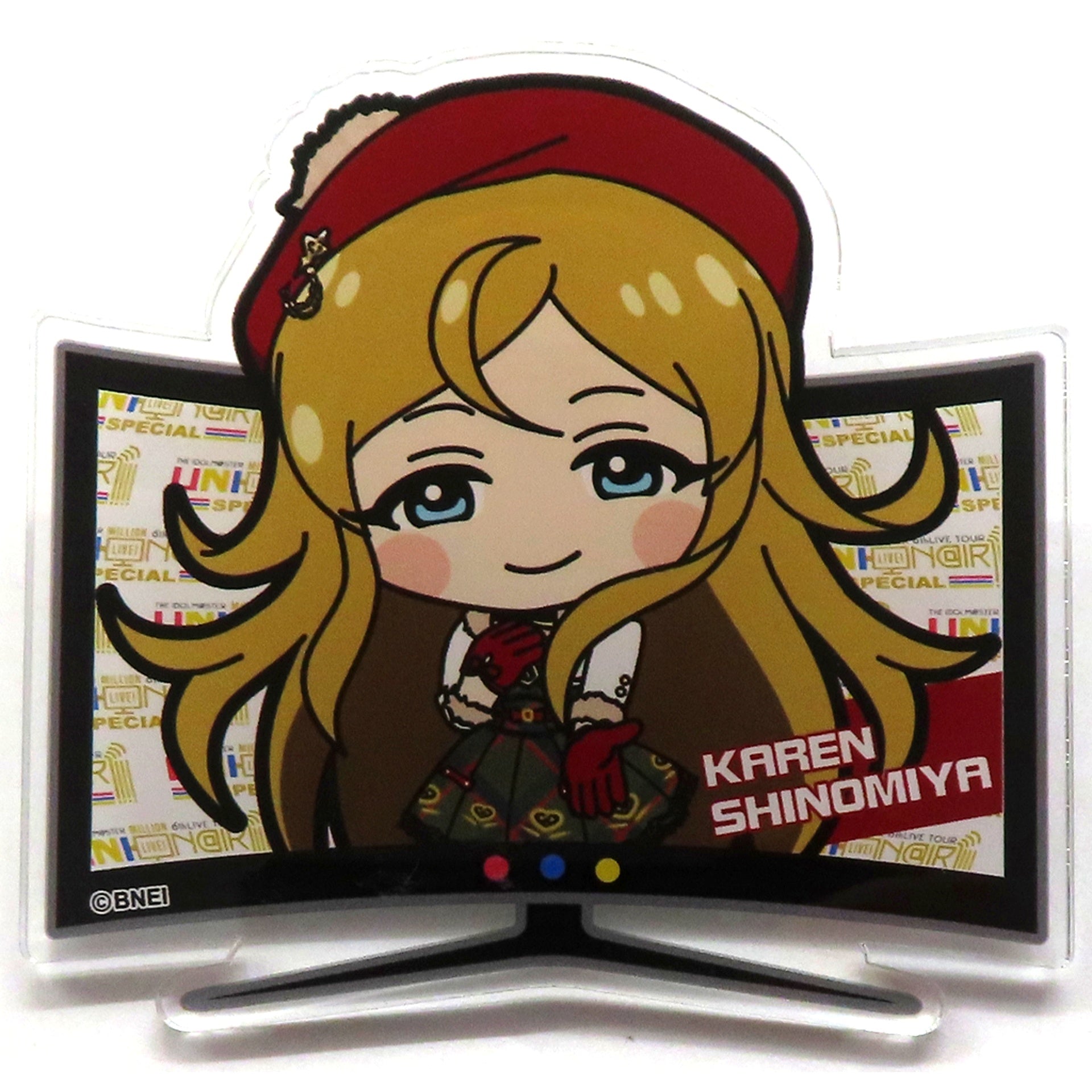 Karen Shinomiya - 6th SSA Ver. Official Produce Badge The Idolmaster Million Live! 6th Live Tour UNI-ONAIR!!!! [USED]