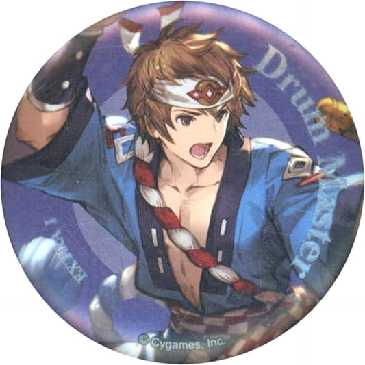 Granblue Fantasy Gran Drum Master Original Version Character Badge Collection Protagonist Male Job Class EX.1 Buttons [USED]