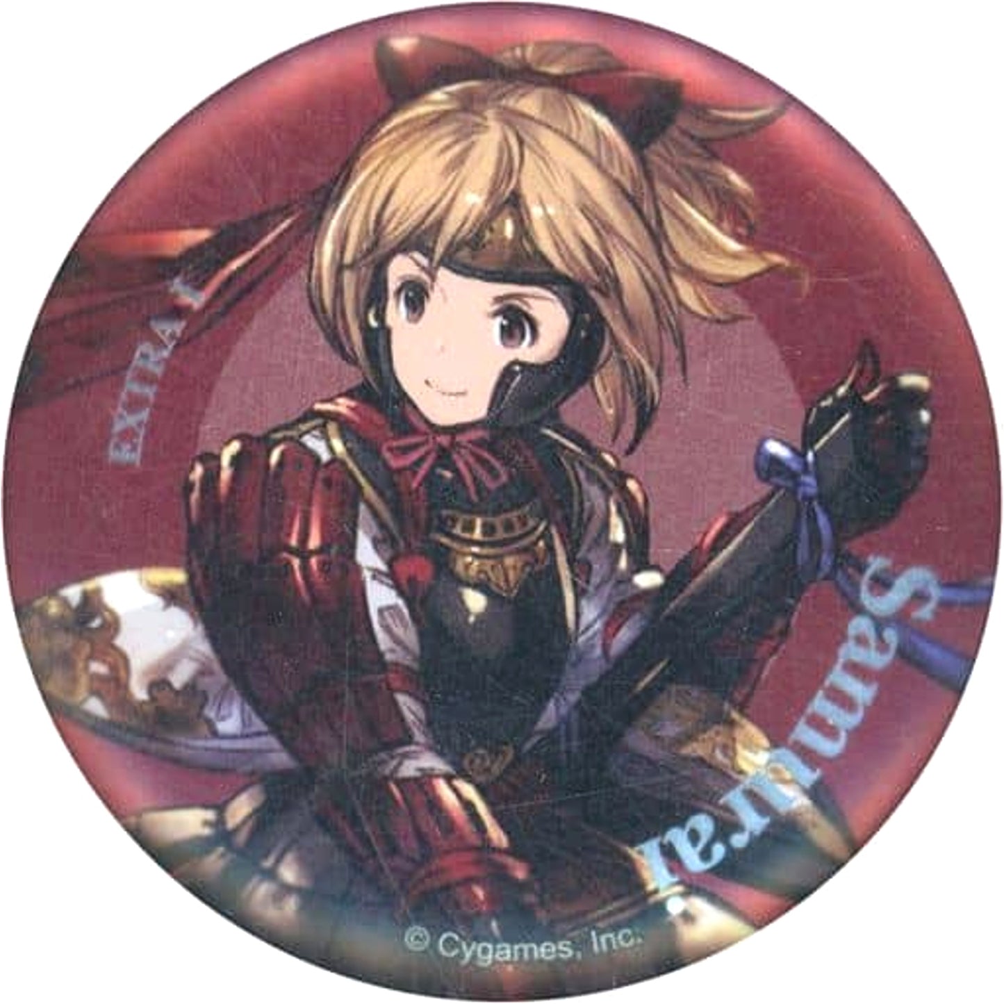 Granblue Fantasy Djeeta Samurai Original Version Character Badge Collection Protagonist Female Job Class EX.1 Buttons [USED]