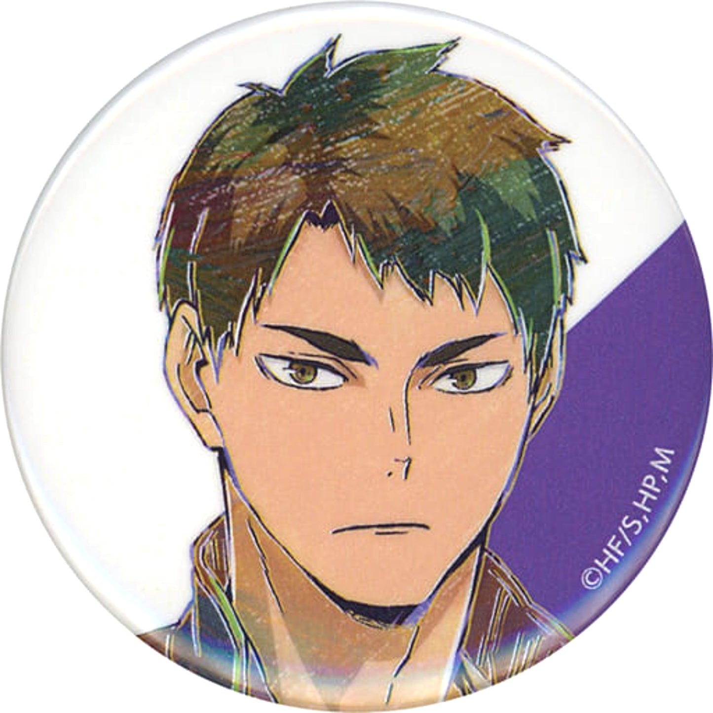 Haikyu!! To The Top Wakatoshi Ushijima Ani-Art Trading Can Badge Part 5 Buttons [USED]