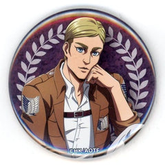 Attack on Titan Erwin Smith A Natural Proportions Kujimate Can Badge Prize E-4 Buttons [USED]