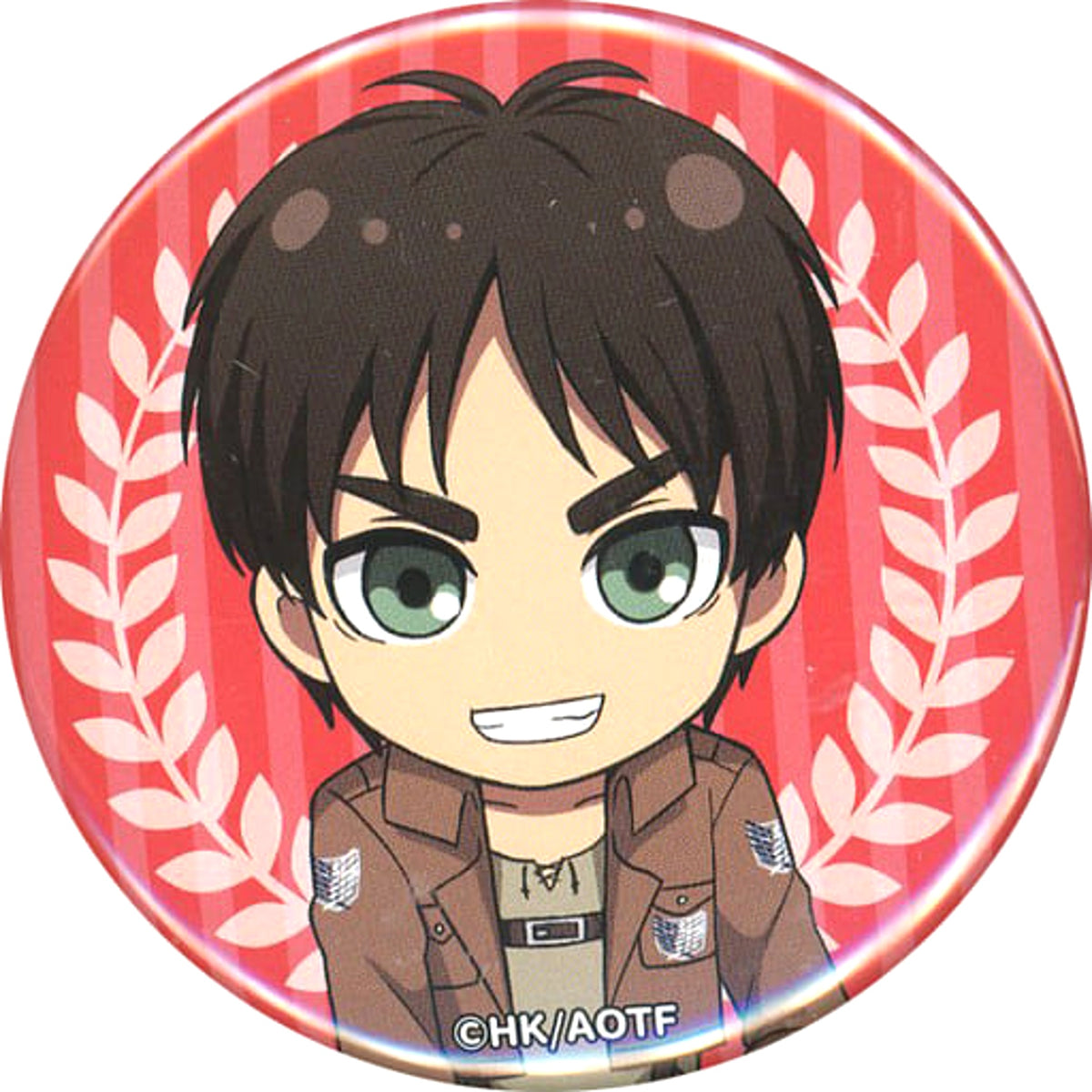 Attack on Titan Ellen Yeager B Mini Character Kujimate Can Badge Prize E-5 Buttons [USED]