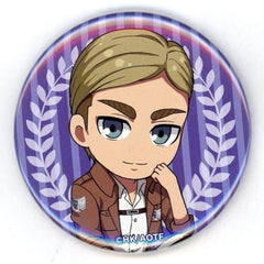 Attack on Titan Erwin Smith B Mini Character Kujimate Can Badge Prize E-8 Buttons [USED]