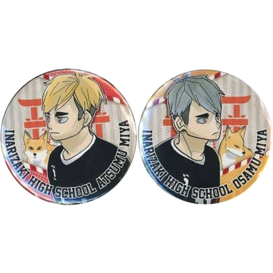 Haikyu!! Atsumu Miya Osamu Miya Can Badge Set of 2 Buttons [USED]