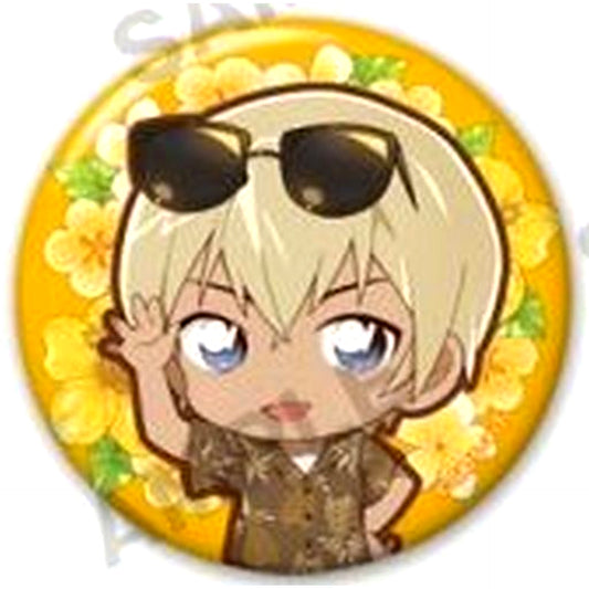 Toru Amuro Detective Conan Button + Flower Lei Ver. [USED]
