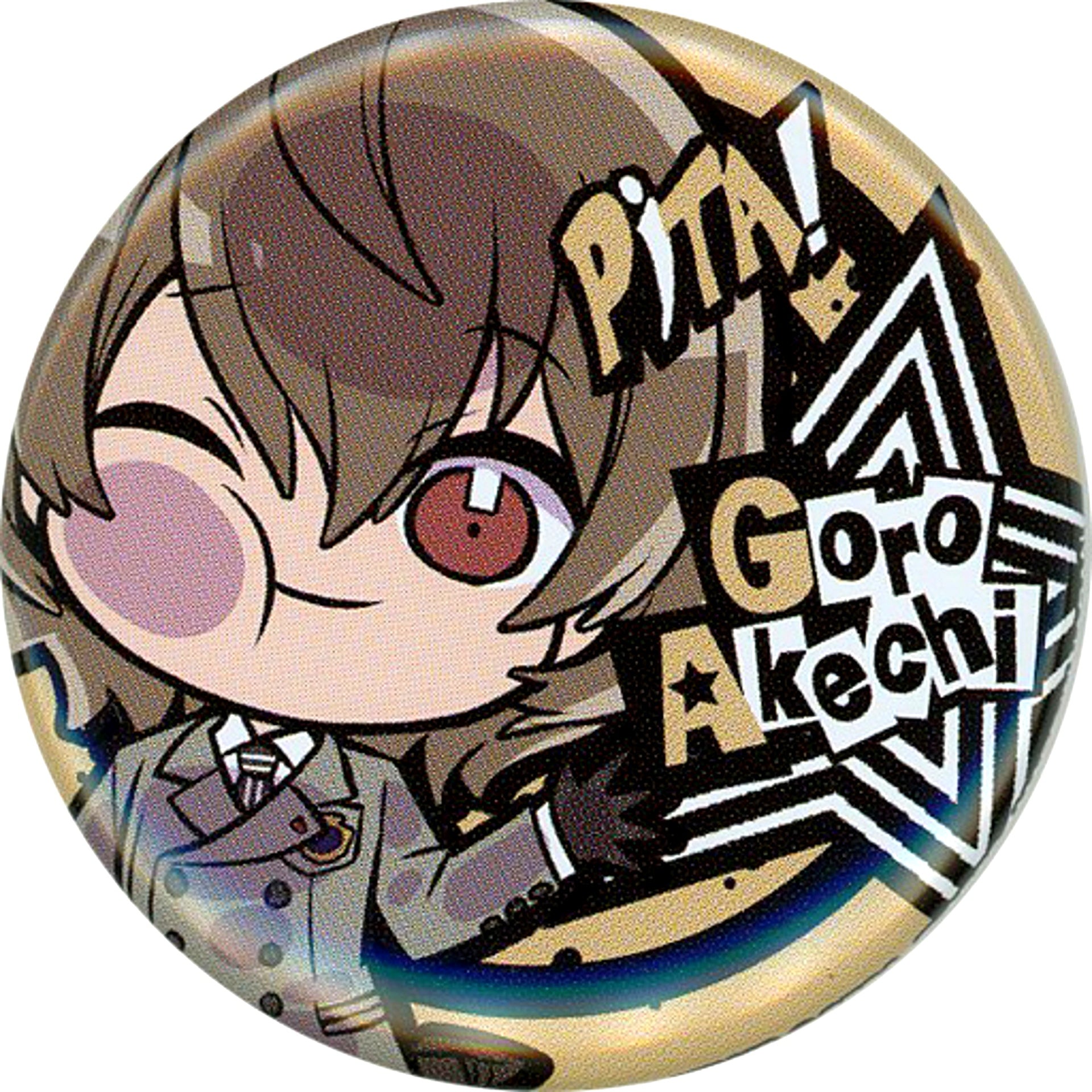 Goro Akechi Persona 5 Pita! Defome Button Phantom Thief Ver. [USED]