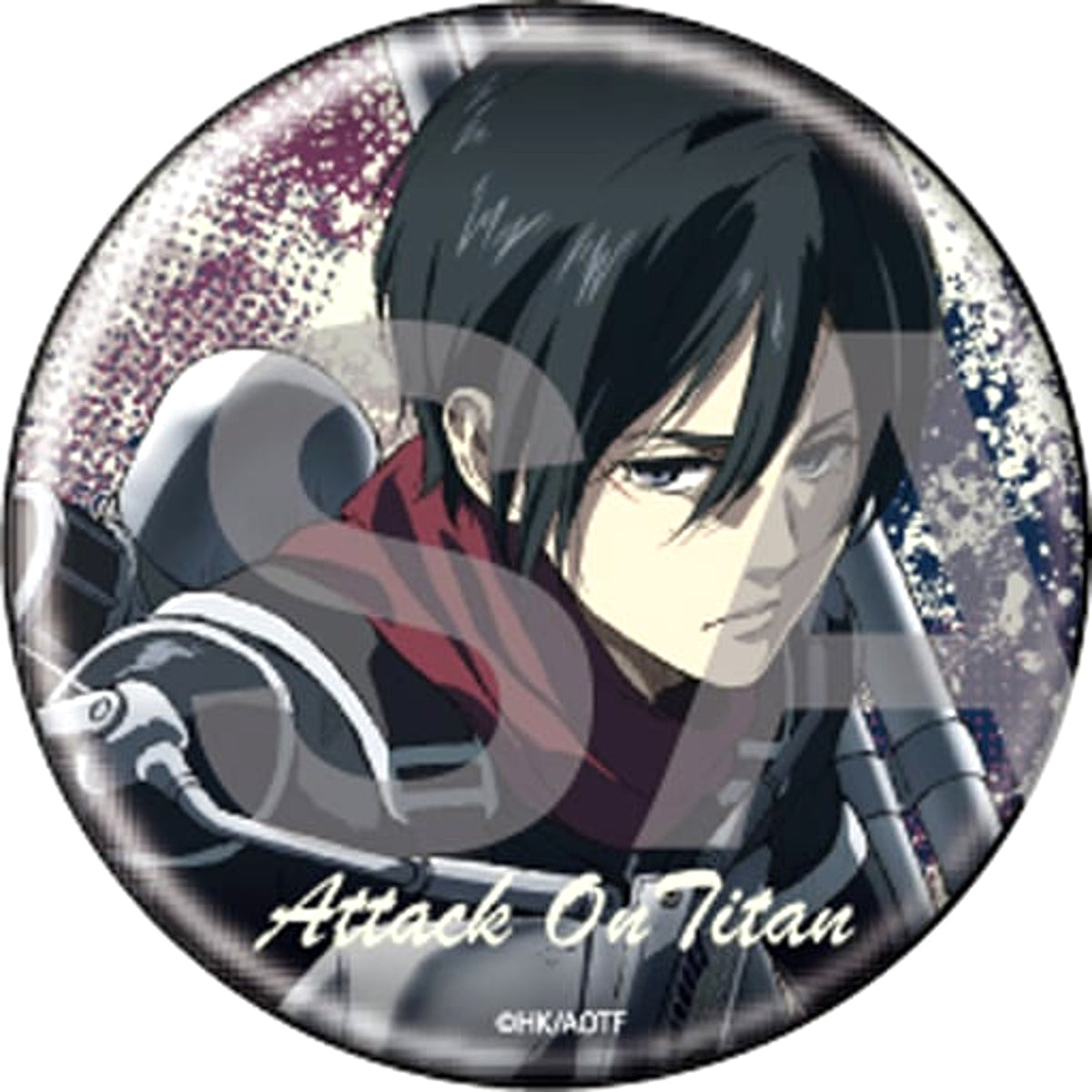 Attack on Titan The Final Season Mikasa Ackerman Can Badge Collection Buttons [USED]