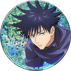 Jujutsu Kaisen Megumi Fushiguro Natural Proportions Hologram Can Badge Hoodie Style Namco Limited Buttons [USED]