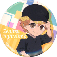 Demon Slayer: Kimetsu no Yaiba Zenitsu Agatsuma Can Badge Lawson Summer Uniform LAWSON Limited Buttons [USED]