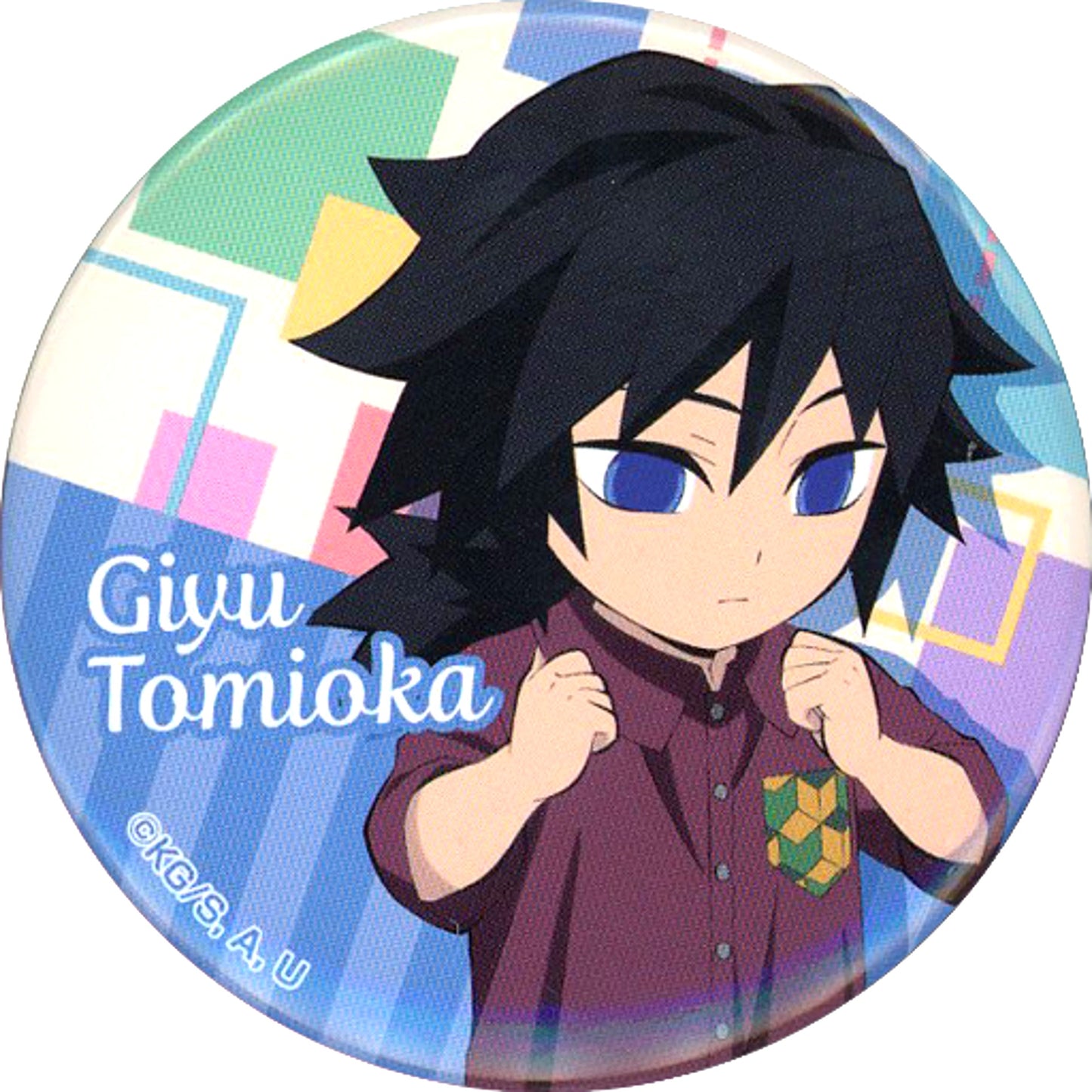 Giyu Tomioka Demon Slayer: Kimetsu no Yaiba Button Lawson Summer Uniform [USED]