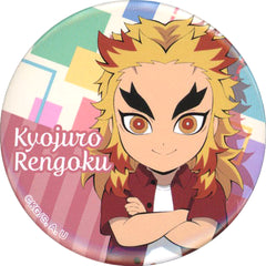 Demon Slayer: Kimetsu no Yaiba Kyojuro Rengoku Can Badge Lawson Summer Uniform LAWSON Limited Buttons [USED]