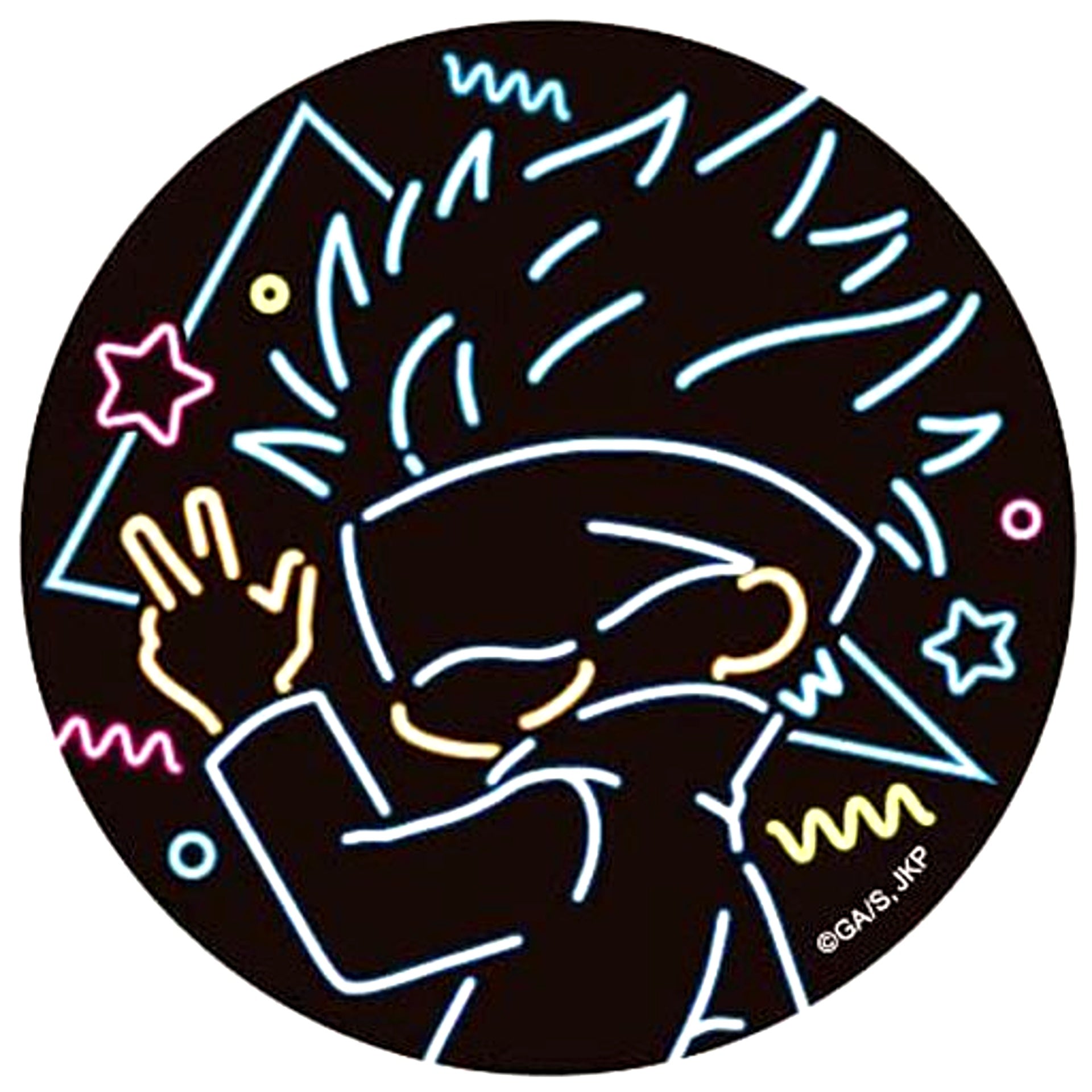 Satoru Gojo Jujutsu Kaisen Neon Line Button [USED]