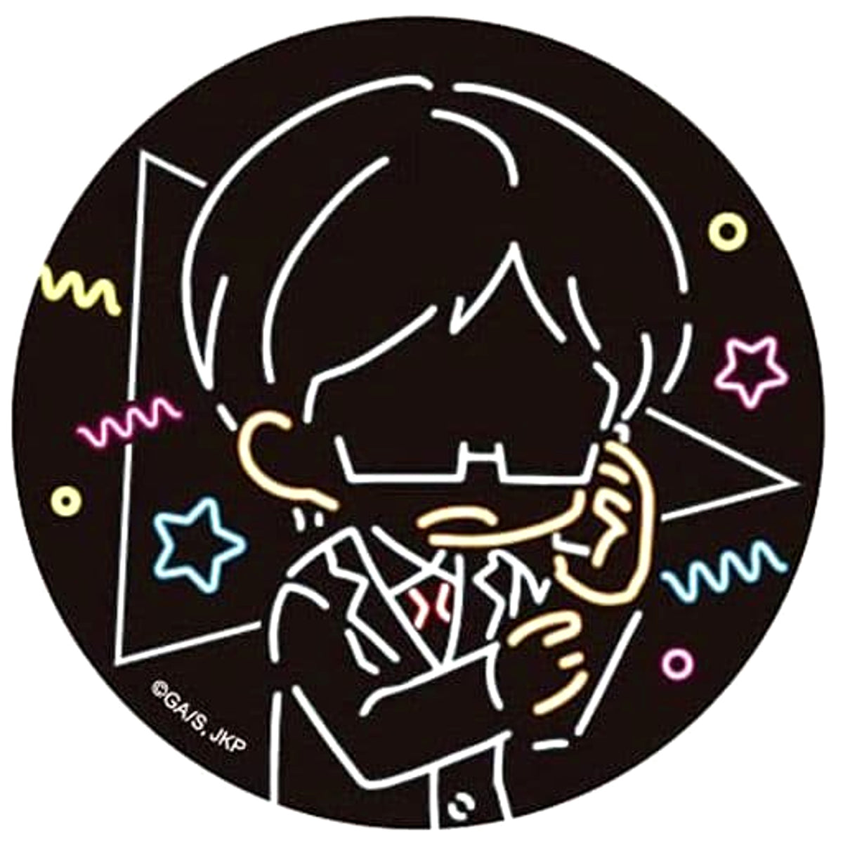 Jujutsu Kaisen Kiyotaka Ijichi Neon Line Can Badge Buttons [USED]