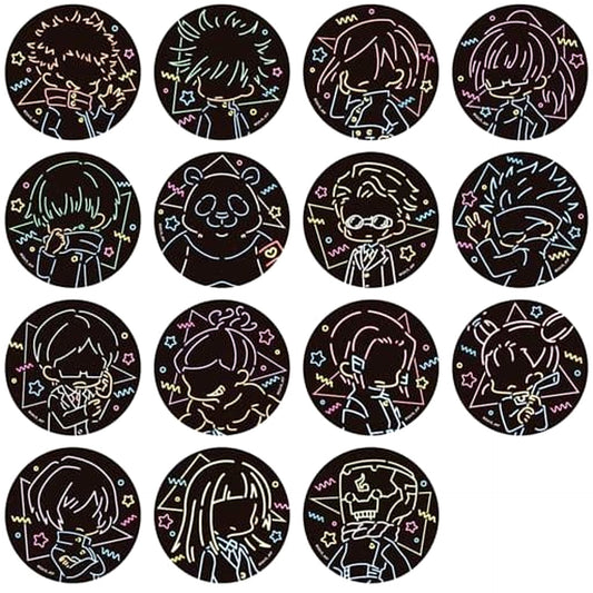 Yuji Itadori & Others Jujutsu Kaisen All 15 Types Set Neon Line Button [USED]