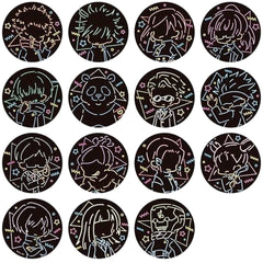 Jujutsu Kaisen Yuji Itadori & Others Neon Line Can Badge All 15 Types Set Buttons [USED]