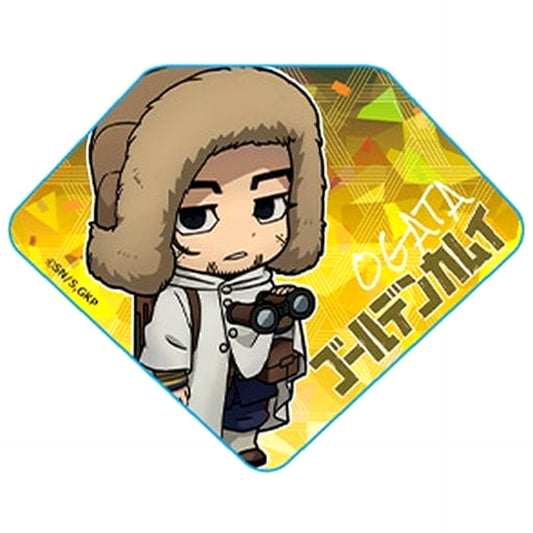 Golden Kamuy Hyakunosuke Ogata Trading Prism Badge Vol.2 Buttons [USED]