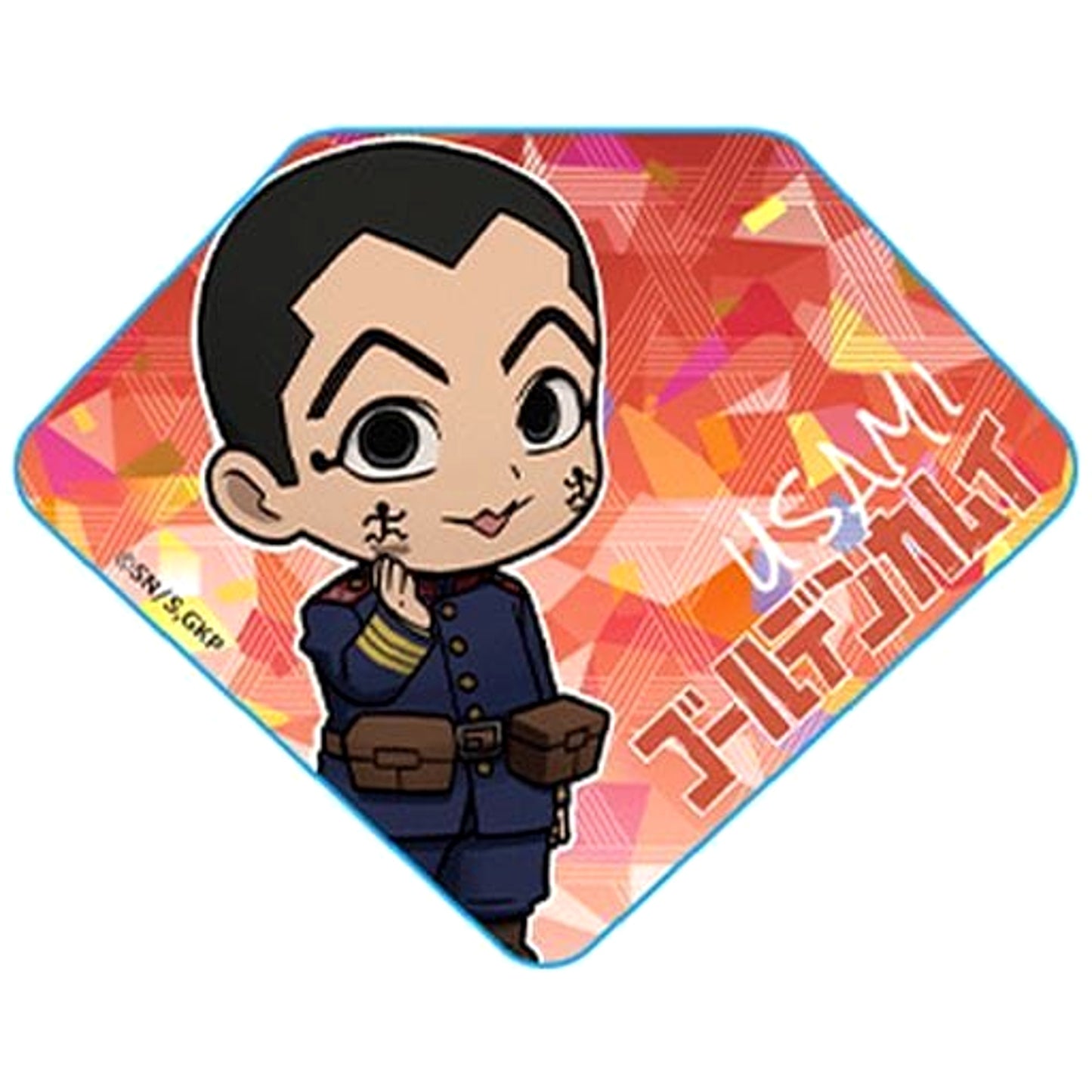 Golden Kamuy Private First Class Usami Trading Prism Badge Vol.2 Buttons [USED]
