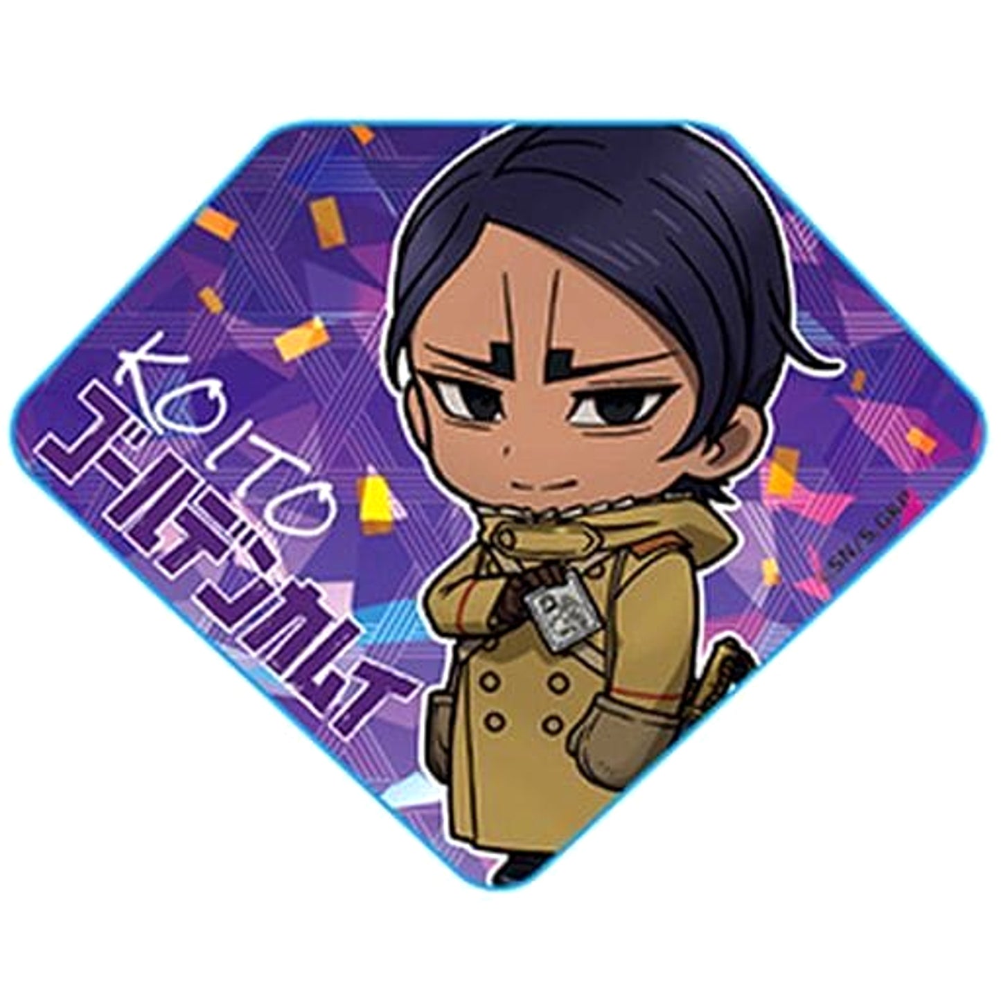Golden Kamuy Ensign Koito Trading Prism Badge Vol.2 Buttons [USED]