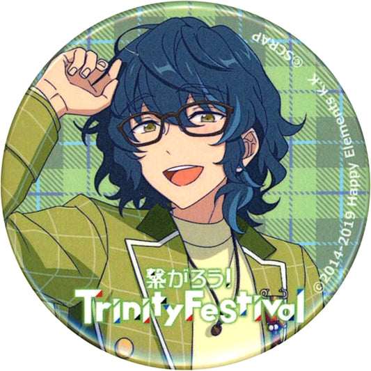 Tsumugi Aoba Ensemble Stars!! Let's Connect! Trinity Festival Button SCRAP [USED]