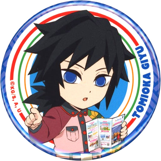 Giyu Tomioka Demon Slayer: Kimetsu no Yaiba Tokyo Dome City Attractions Trading Button [USED]