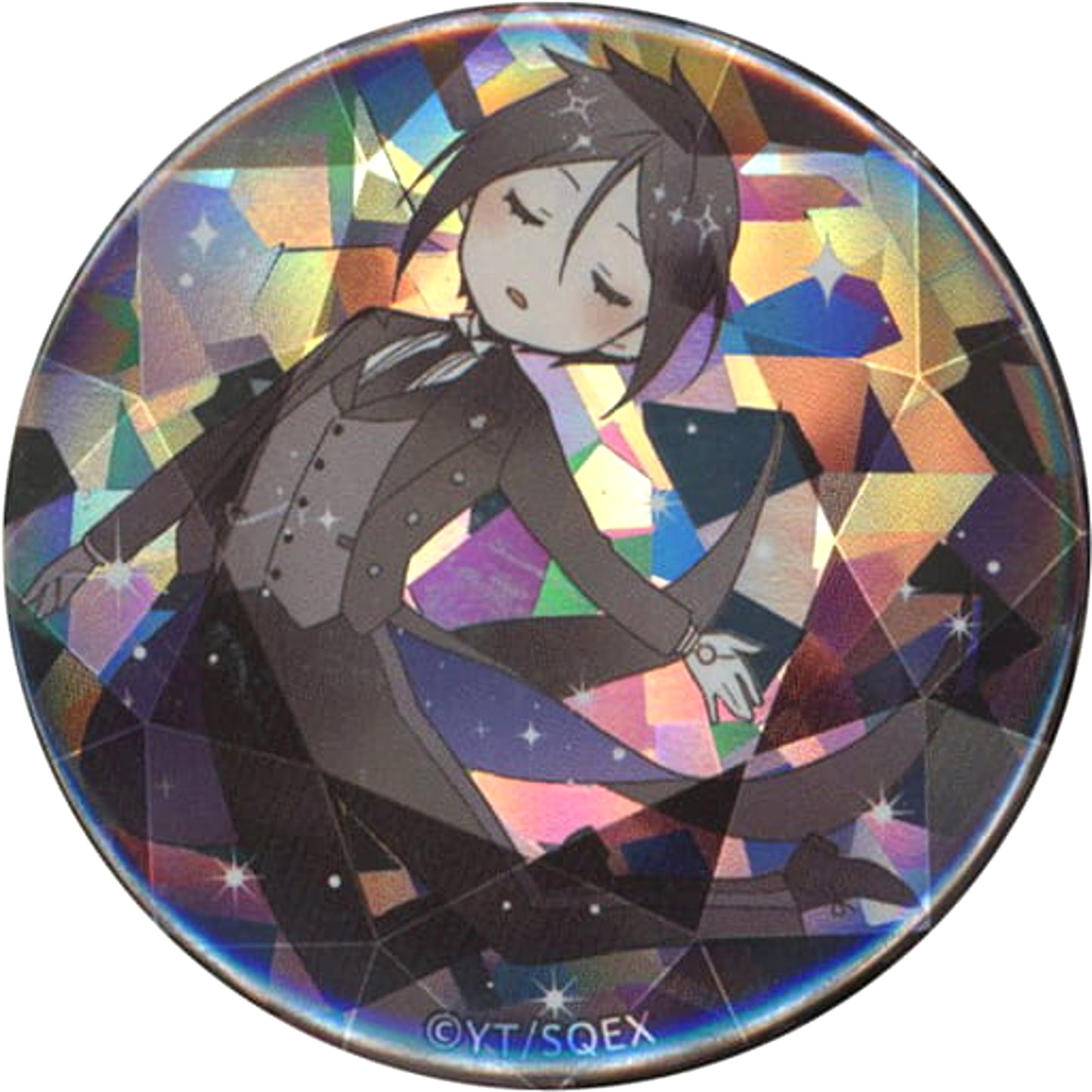 Black Butler Sebastian Michaelis Black Label Trading Gem Can Badge Vol.1 Pop Up Store Limited Buttons [USED]