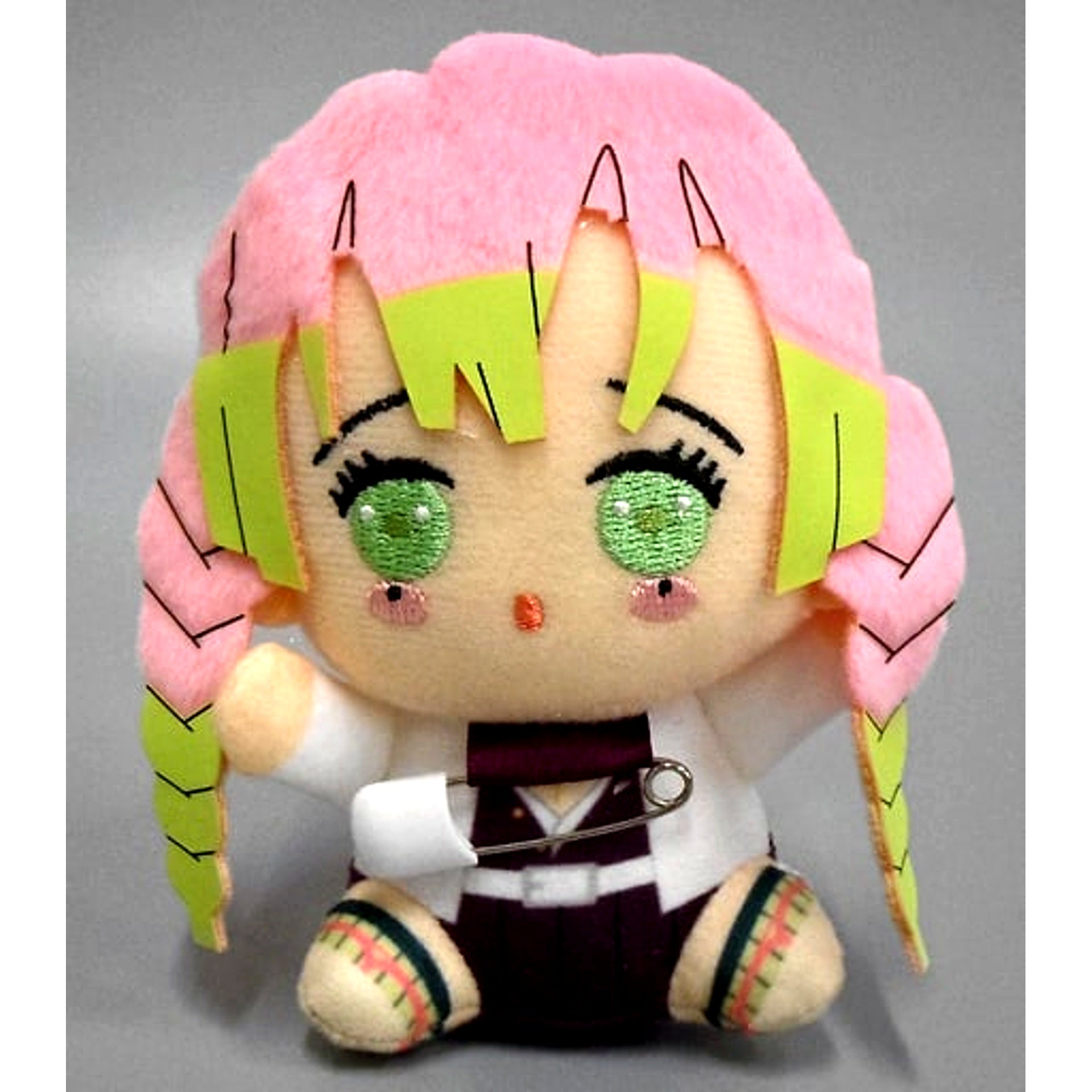 Mitsuri Kanroji Demon Slayer: Kimetsu no Yaiba Kuttsuki Plush Badge Vol.2 [USED]