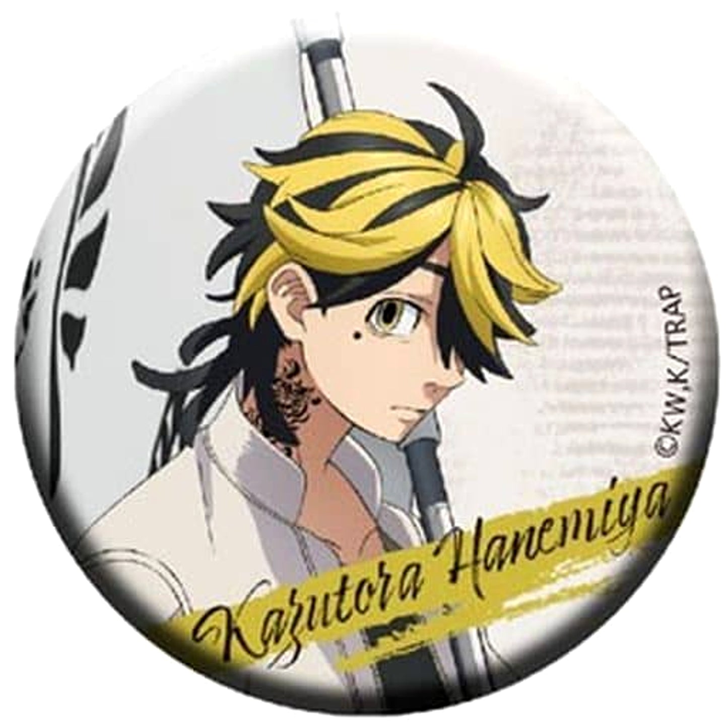 Kazutora Hanemiya Full Color Tokyo Revengers Button Collection [USED]