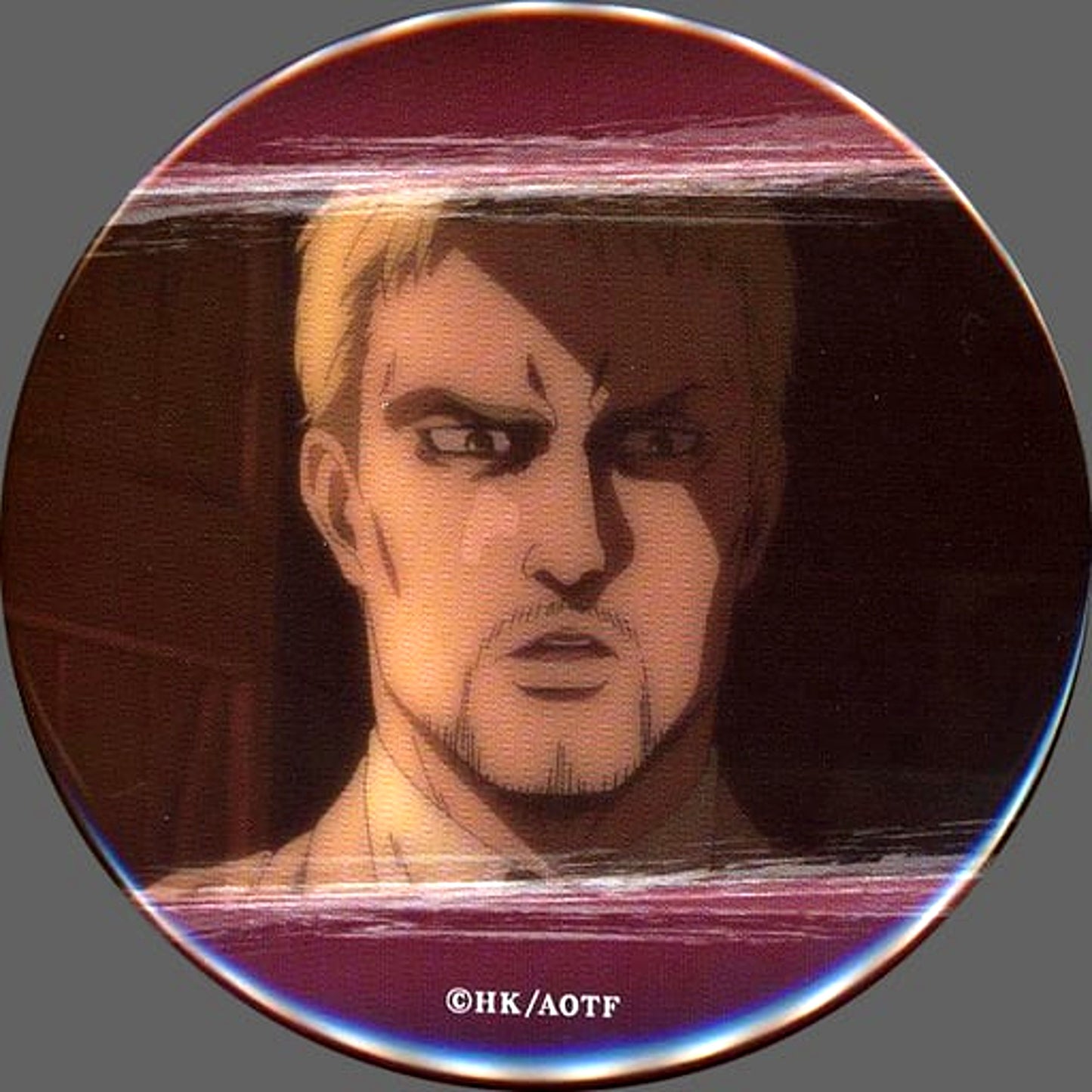 Reiner Braun Attack on Titan Ataritsuki Trading Badge [USED]