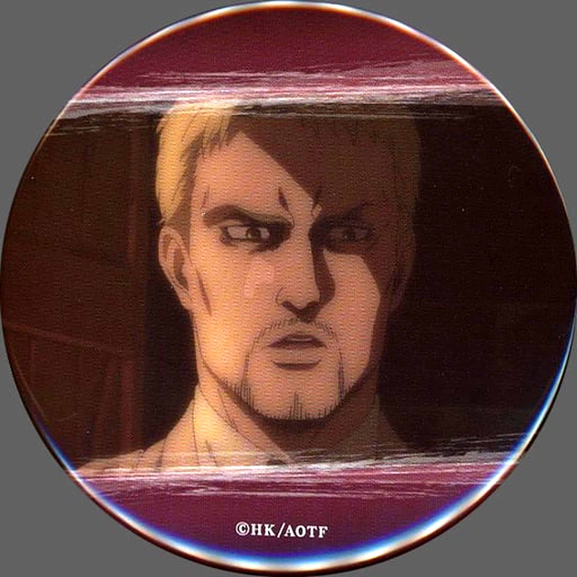 Reiner Braun Attack on Titan Ataritsuki Trading Badge [USED]