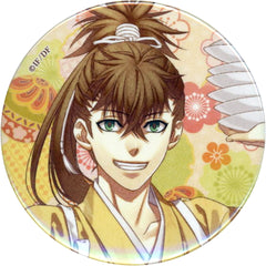 Hakuouki: Shinkai Heisuke Todo Can Badge Otomate Store Limited Otomate Harukaze Shoten 2021 Rice Cracker Mix Included Items Buttons [USED]