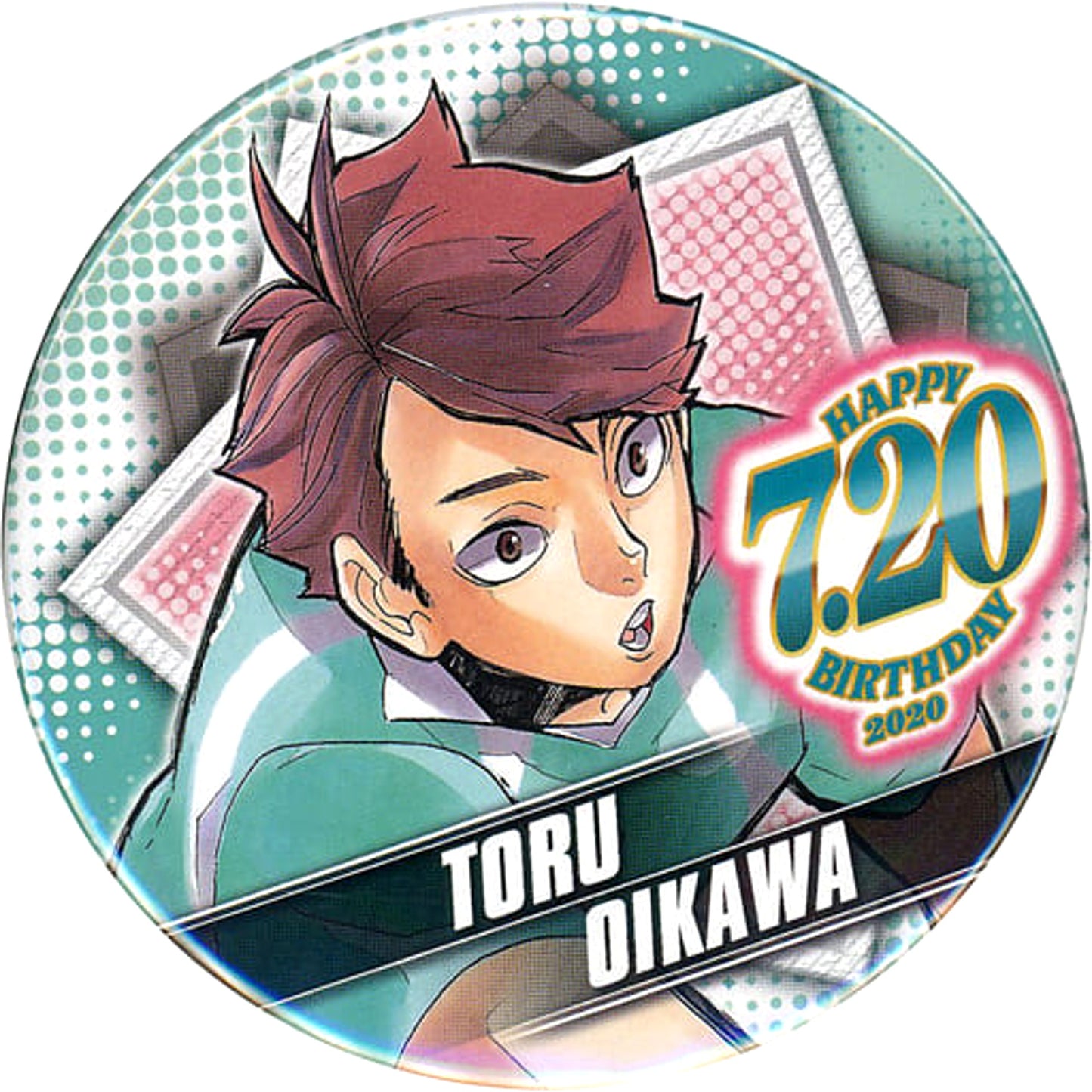 Toru Oikawa Haikyu!! Birthday Button 2020 [USED]