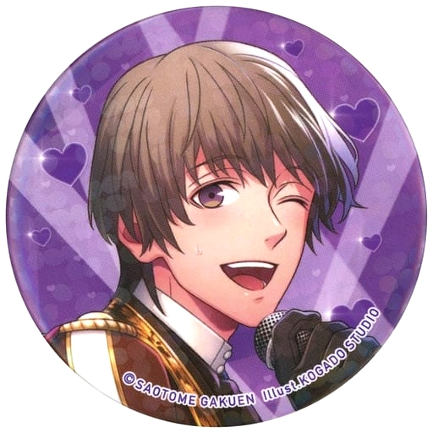Uta no Prince Sama Eiji Otori Can Badge Uta Pri Expo: 10Th Anniversary Limited 10th Anniversary Book Included Item Buttons [USED]