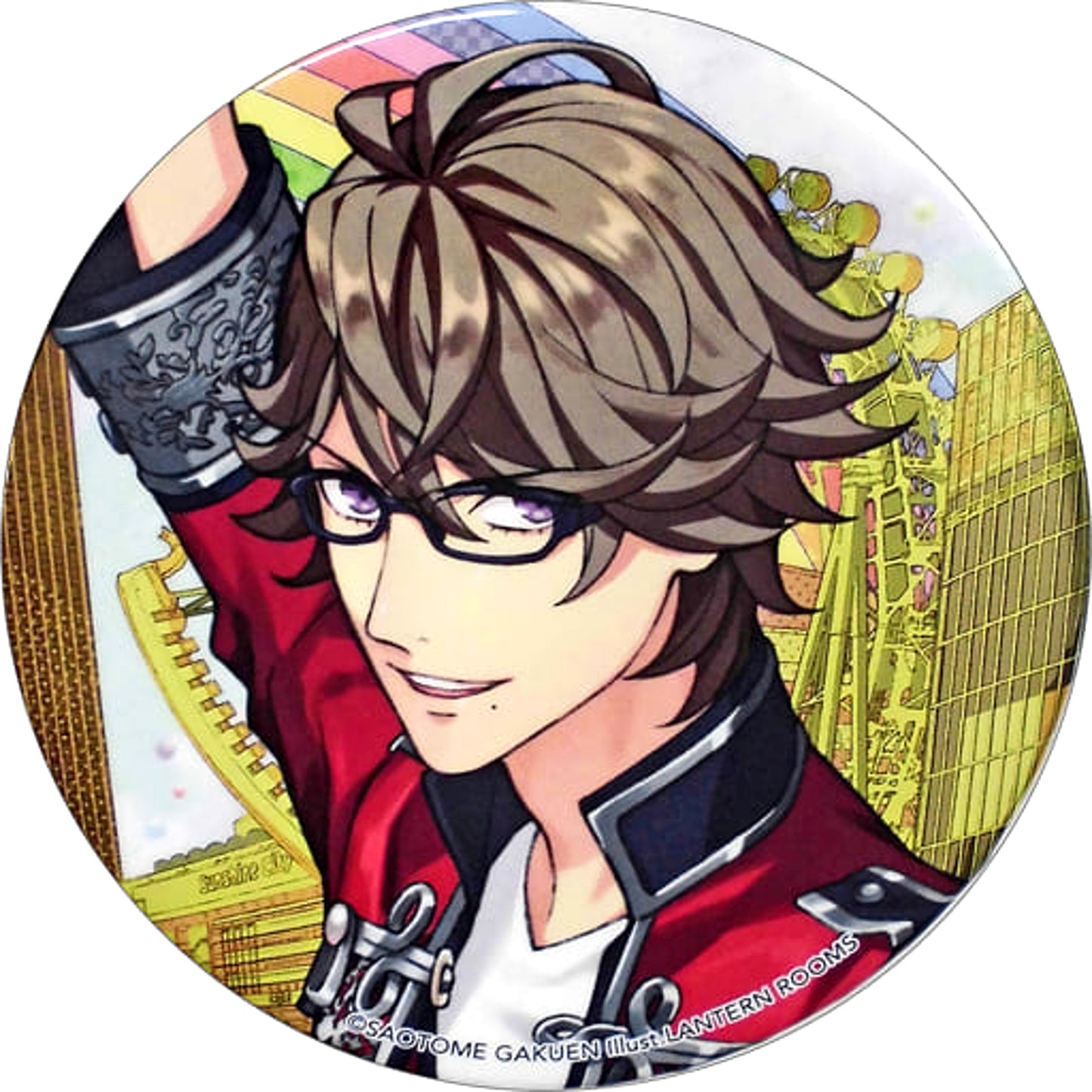 Uta no Prince Sama Eiichi Otori Trading Big Metal Can Badge Uta Pri Expo Ver. Raging Uta Pri Expo: 10Th Anniversary Limited Buttons [USED]