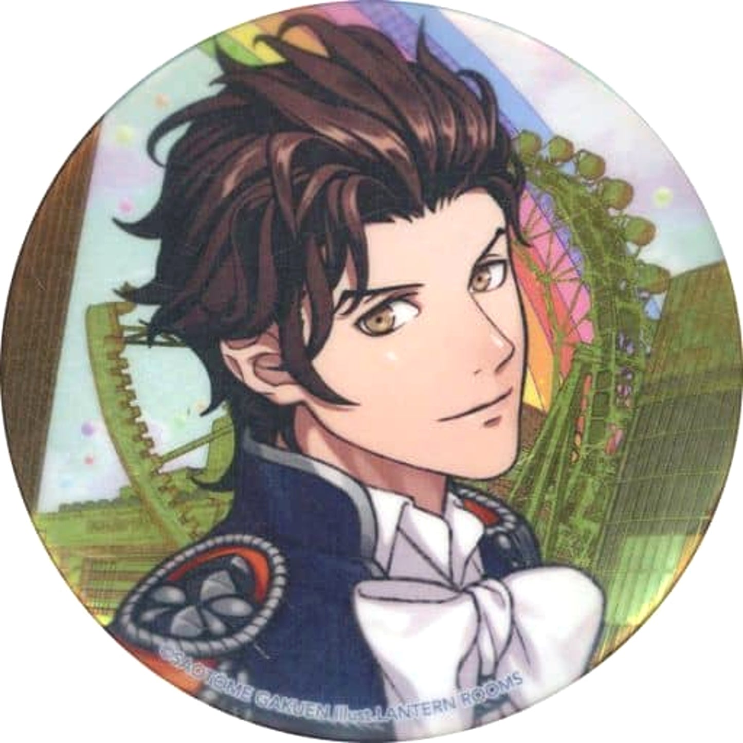 Uta no Prince Sama Van Kiryuin Trading Big Metal Can Badge Uta Pri Expo Ver. Raging Uta Pri Expo: 10Th Anniversary Limited Buttons [USED]