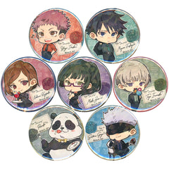 Set of 7 Jujutsu Kaisen Trading Hologram Button After Party ver. [USED]