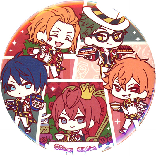 Heartslabyul Dorm Disney Twisted Wonderland Wachatto! Trading Button BIG [USED]